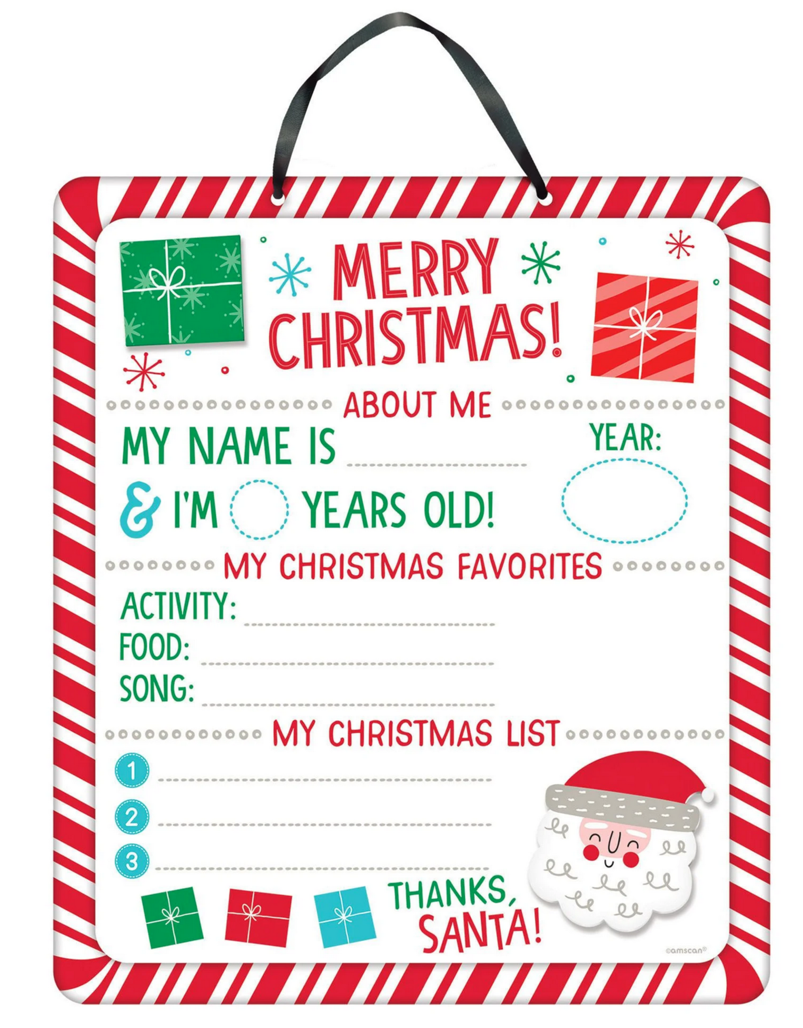 Children's Christmas Wishes Photo Prop