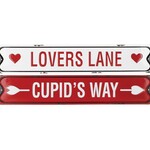 CUPIDS WAY LOVERS LANE ROAD SIGNS