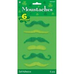 St. Patricks Moustaches 6 ct.