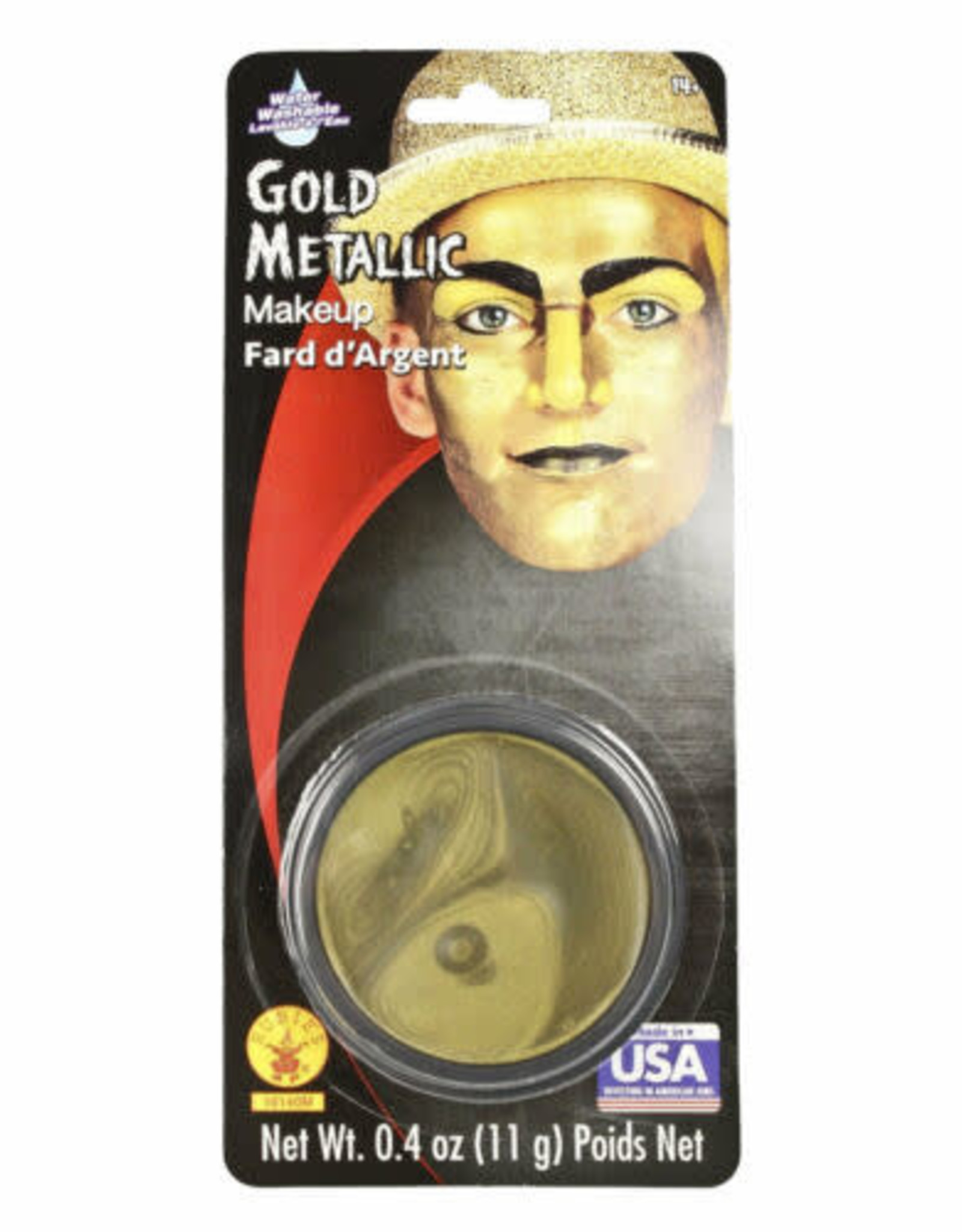 gold metallic makeup