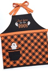 JUST HERE FOR THE BOOS ADULT APRON