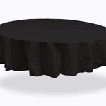 84'' ROUND TABLECOVER BLACK