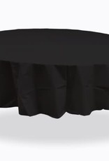 84IN ROUND TABLECOVER BLACK