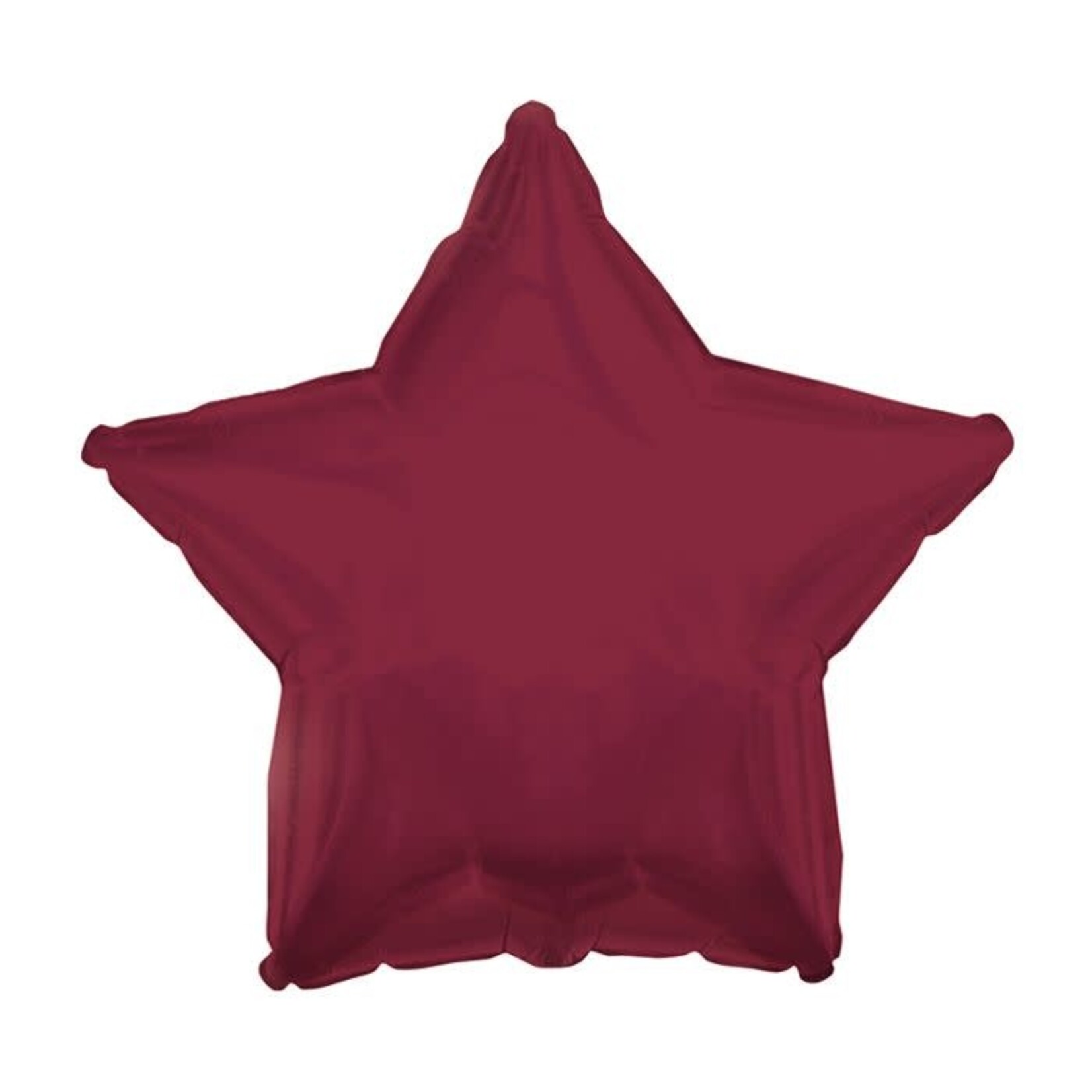 18" Maroon Star Mylar