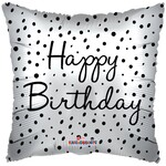 18" Floating Dots Birthday Mylar