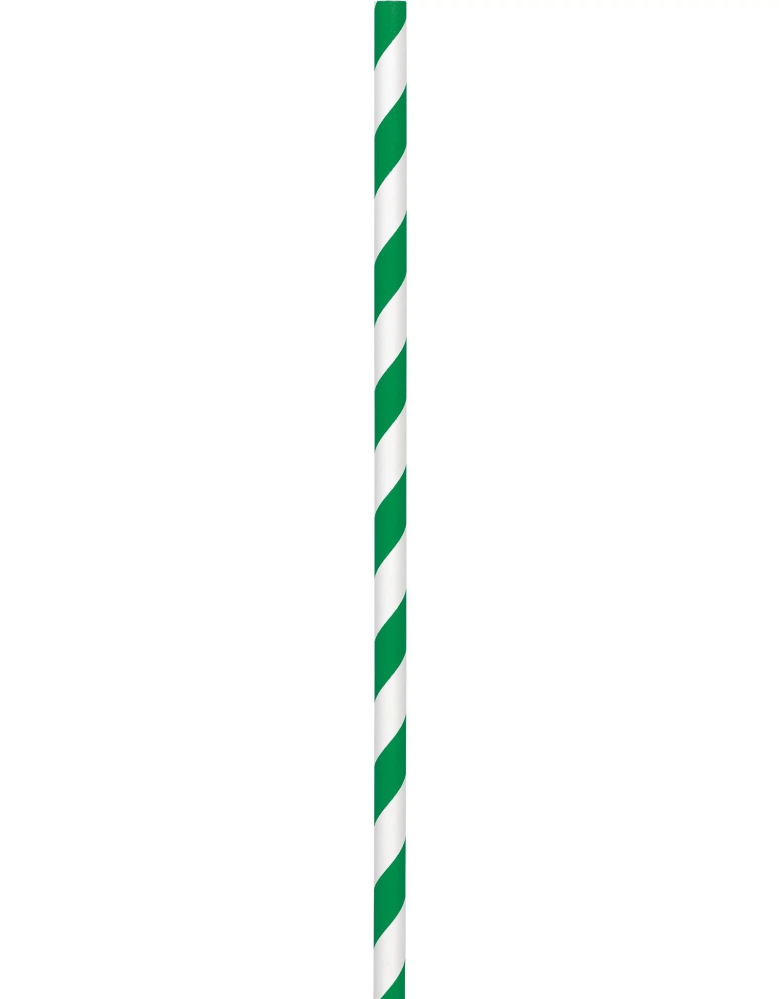 Paper Straws - Festive Green 80pcs