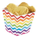 Mini Treat Cups - Rainbow Chevron 36pcs