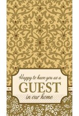 Welcome Guest Damask Guest Towels 16ct