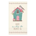 Guest Towel - Home Is Where The Heart Is