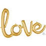 BLLN SCRIPT PHRASE "LOVE" GLD