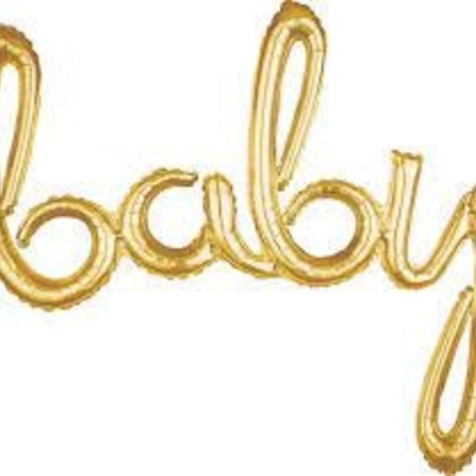 BLLN SCRIPT PHRASE "BABY" GLD