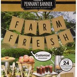 Kraft Paper Pennant Banner