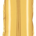 14'' gold foil balloon ''I''