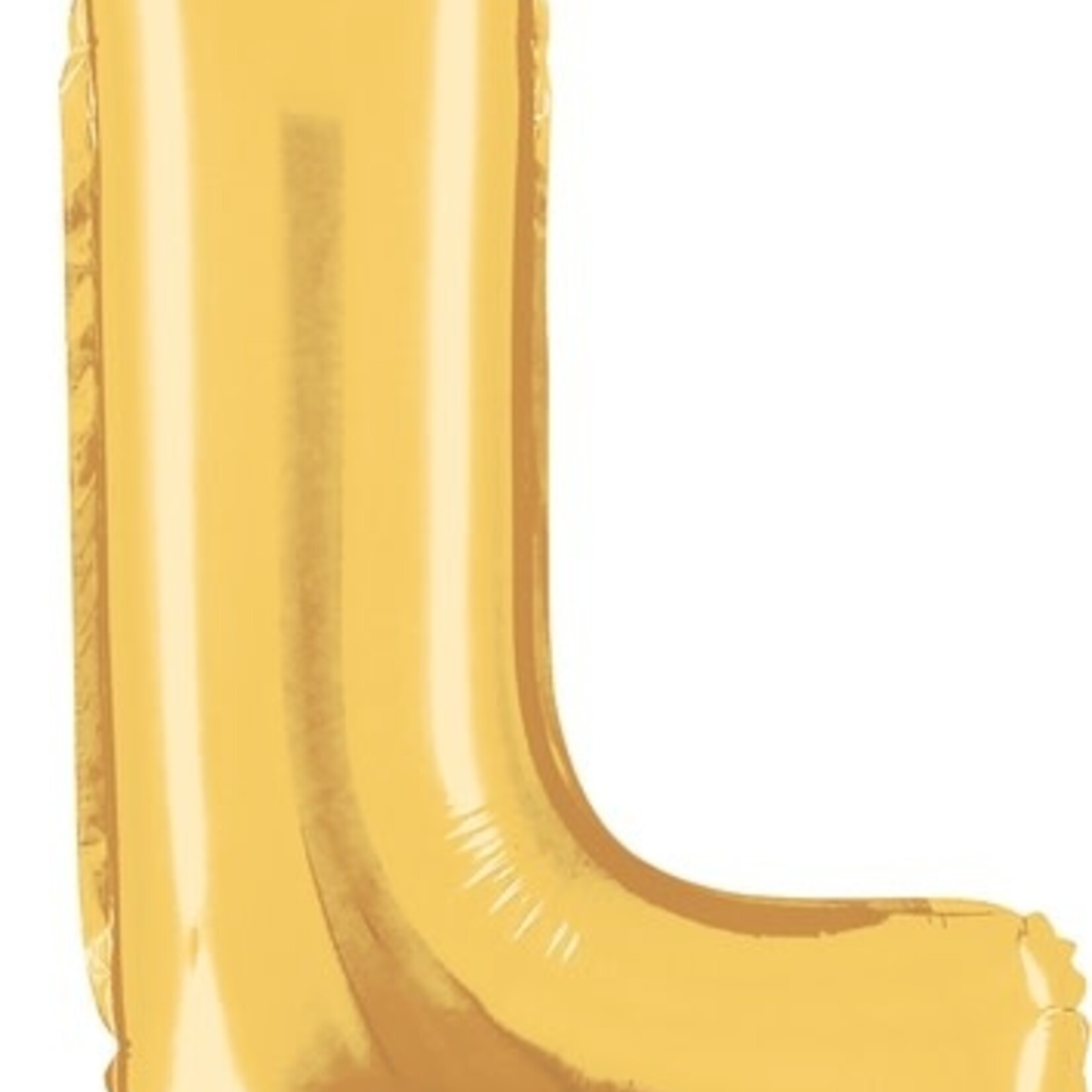 14'' gold foil balloon ''L''