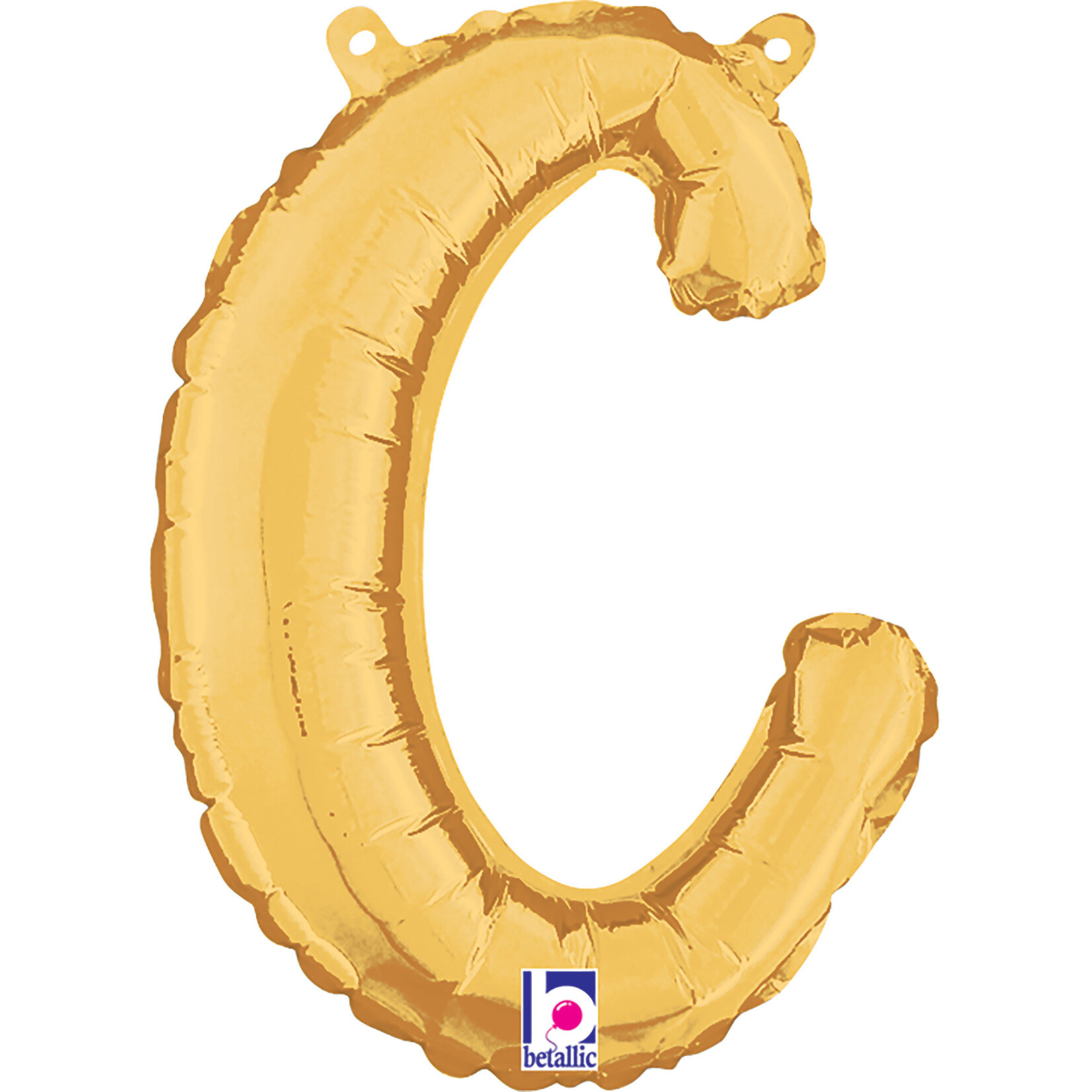 14'' gold foil balloon cursive ''c''