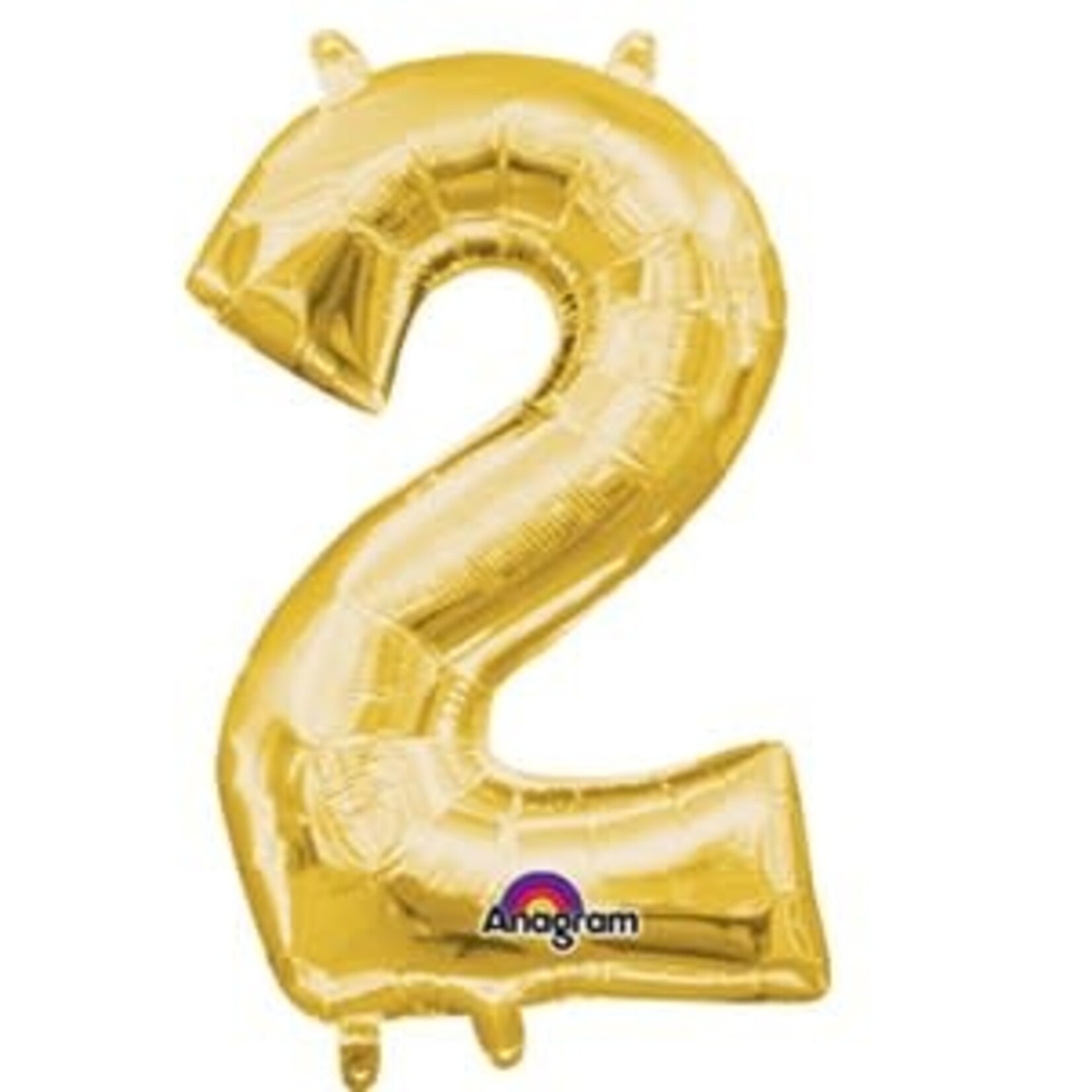 16'' gold foil balloon ''2''