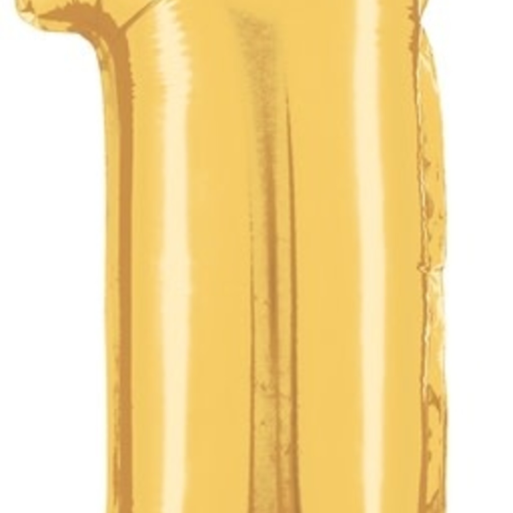 14'' gold foil balloon ''1''