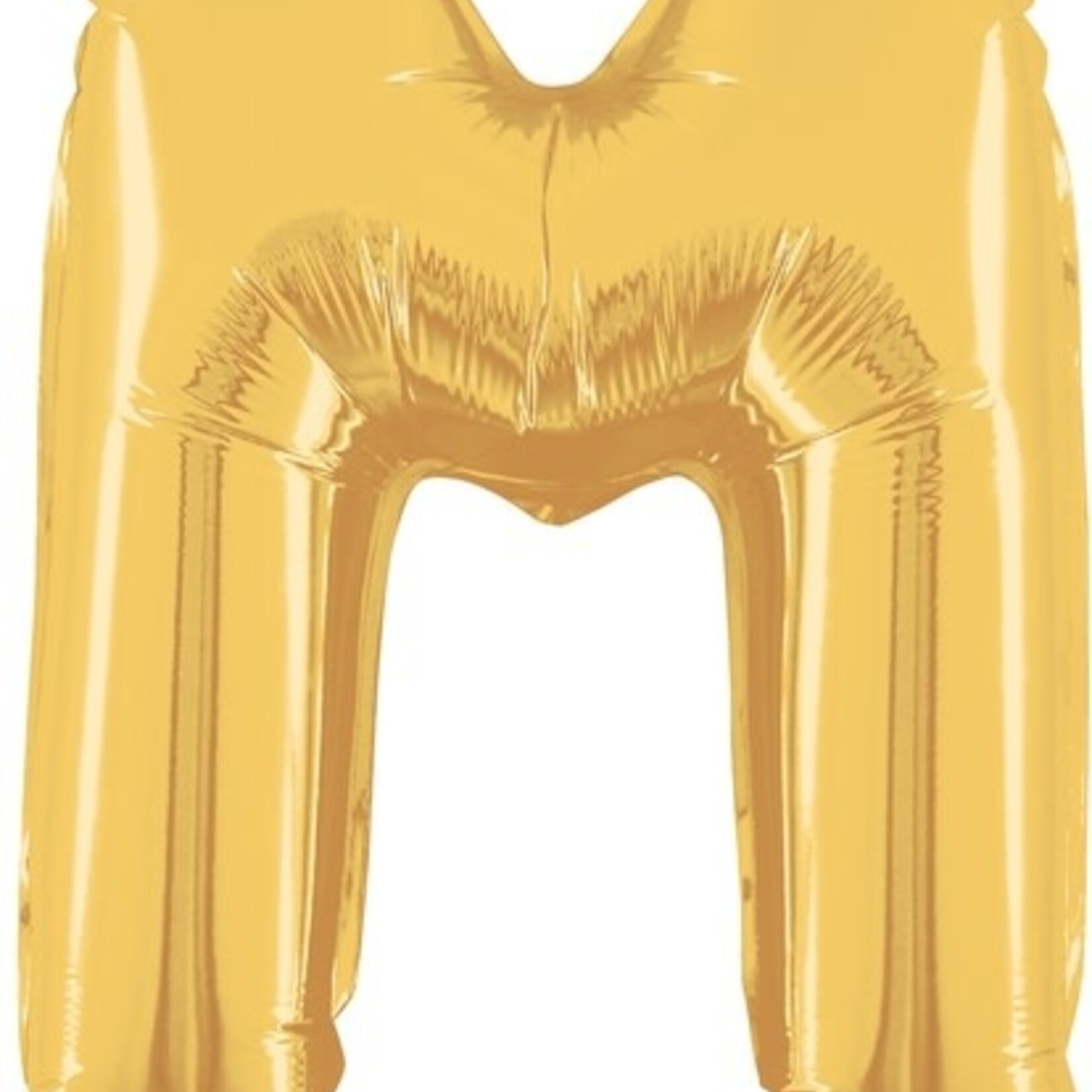 14'' gold foil balloon ''M''