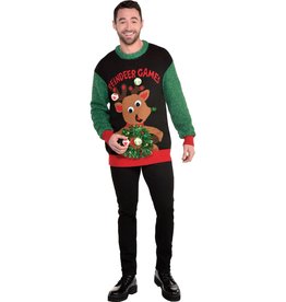 Reindeer Games Ugly Sweater Adult L/XL