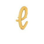 24" Gold "e" Script Foil Balloon
