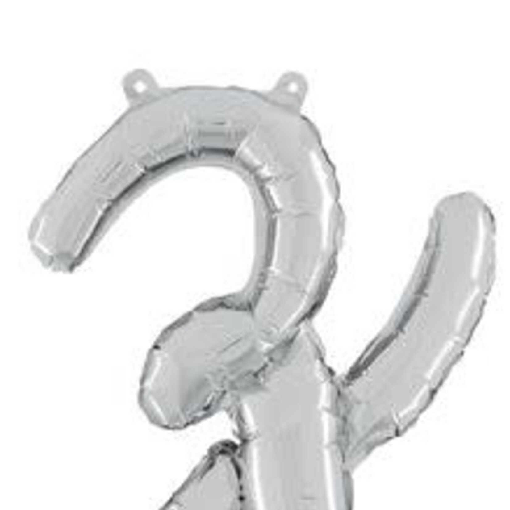24" Script Letter "z" Silver