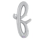 24" Script Letter "f" Silver