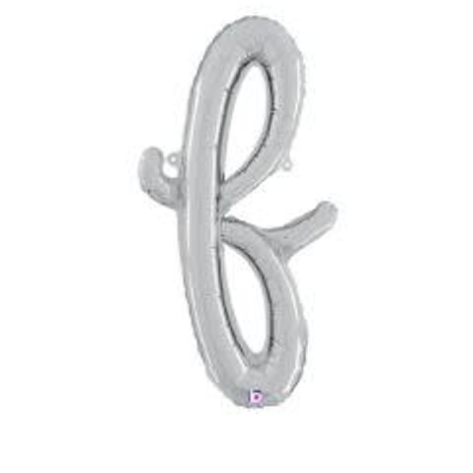 24" Script Letter "f" Silver