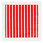 stripe classic red napkin