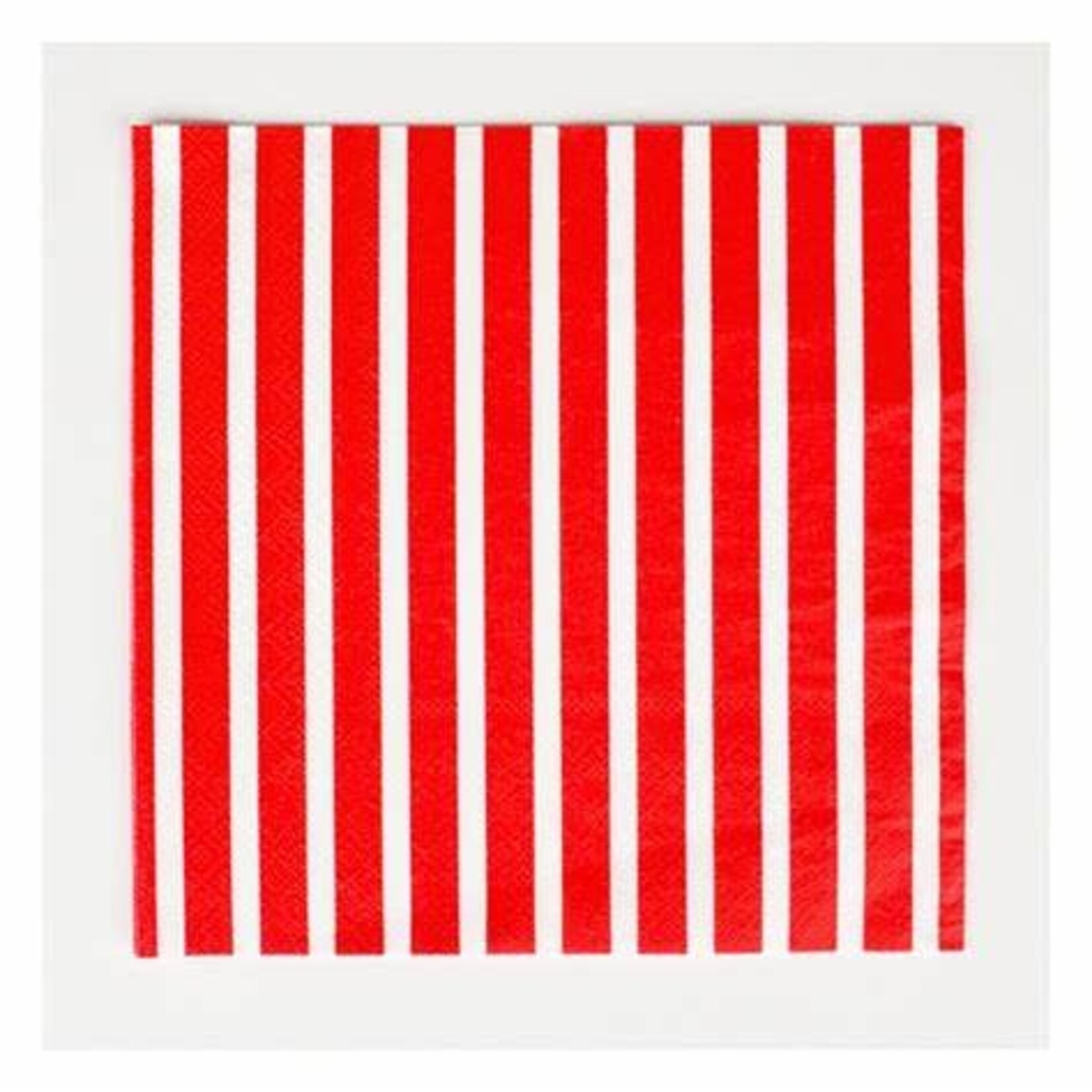 stripe classic red napkin
