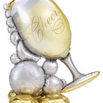 51" Airloonz Bubbly Wine Glass
