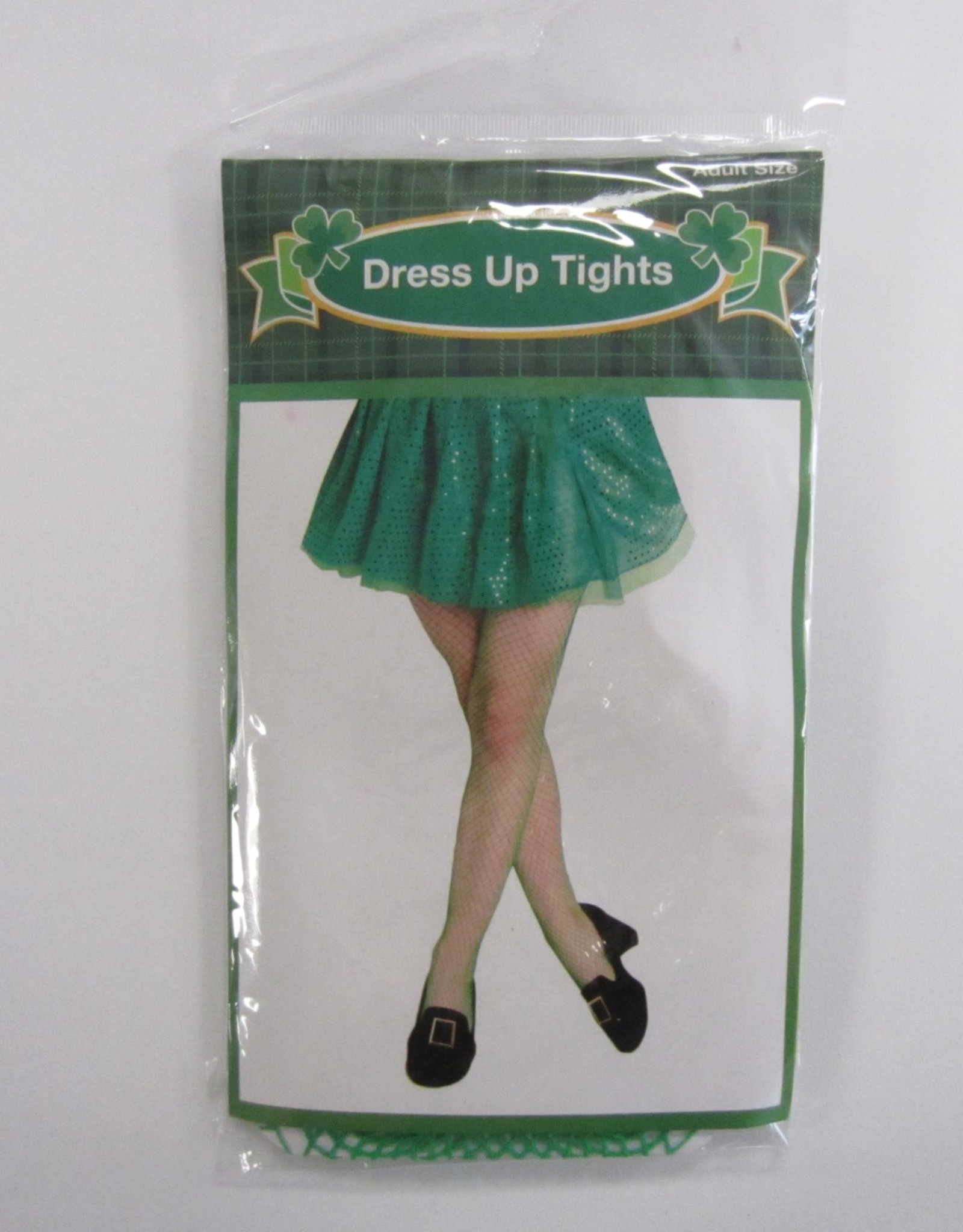 Green Fishnets tights