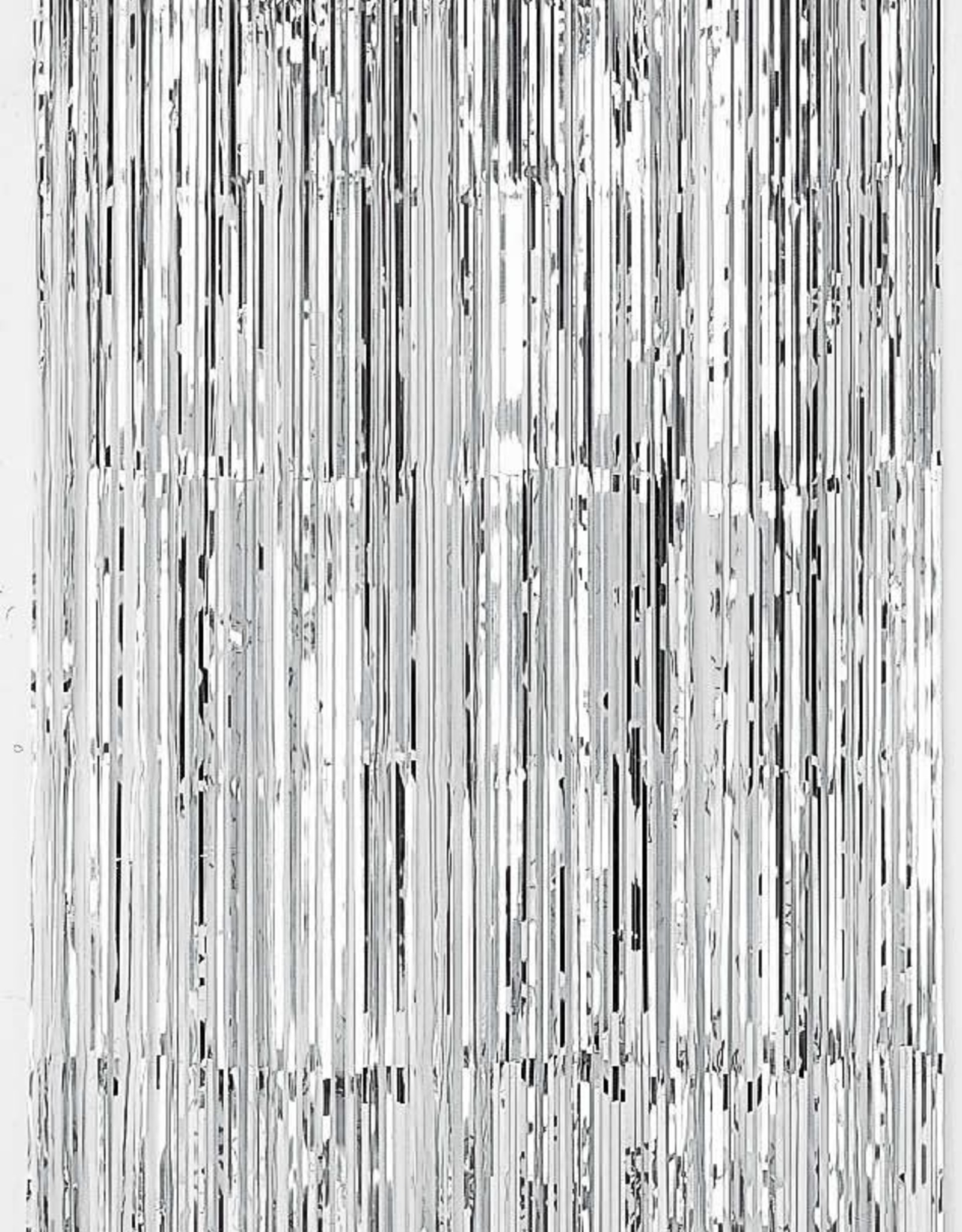 Silver Foil Metallic Curtain