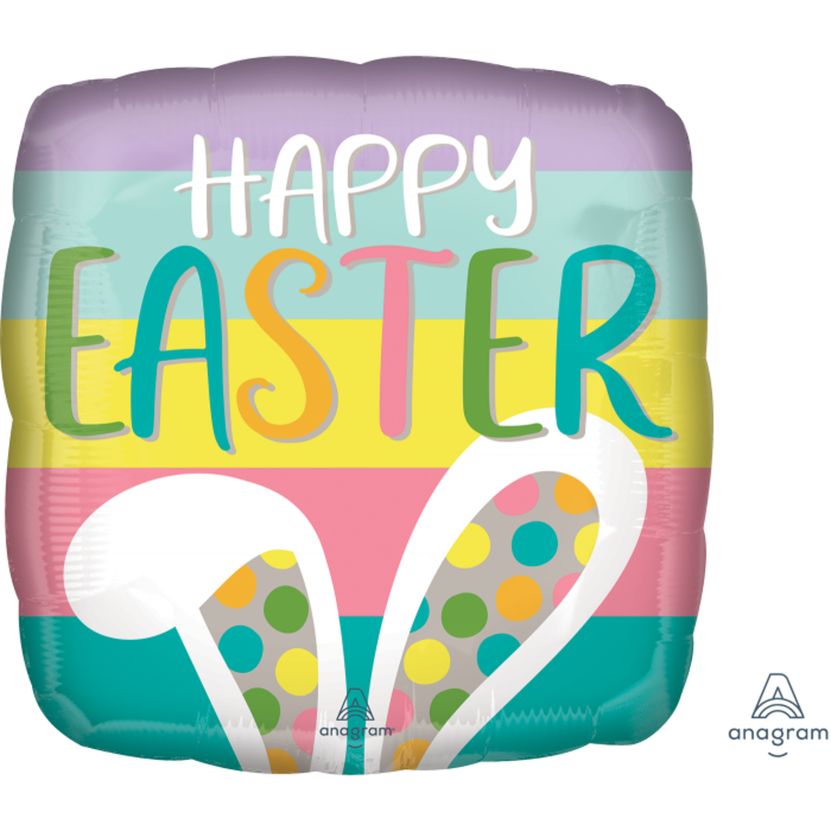 Easter Bunny Ears 18'' Mylar