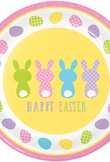 Cotton Tail Easter Bunny Plates