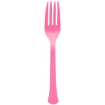 Bright Pink Boxed Forks 20pcs