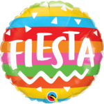 18" Fiesta Rainbow Stripes Pkg
