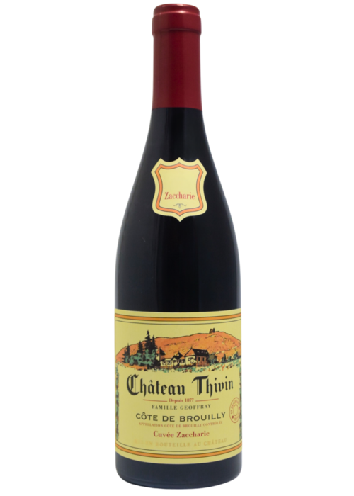 Château Thivin "Cuvée Zaccharie" Côte de Brouilly 2021