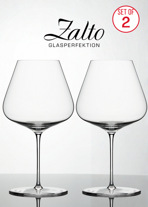 ZALTO ZALTO "DENK’ART Collection" Burgundy Glass