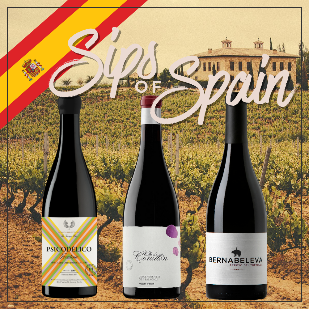 3 bottles of Spanish red wines