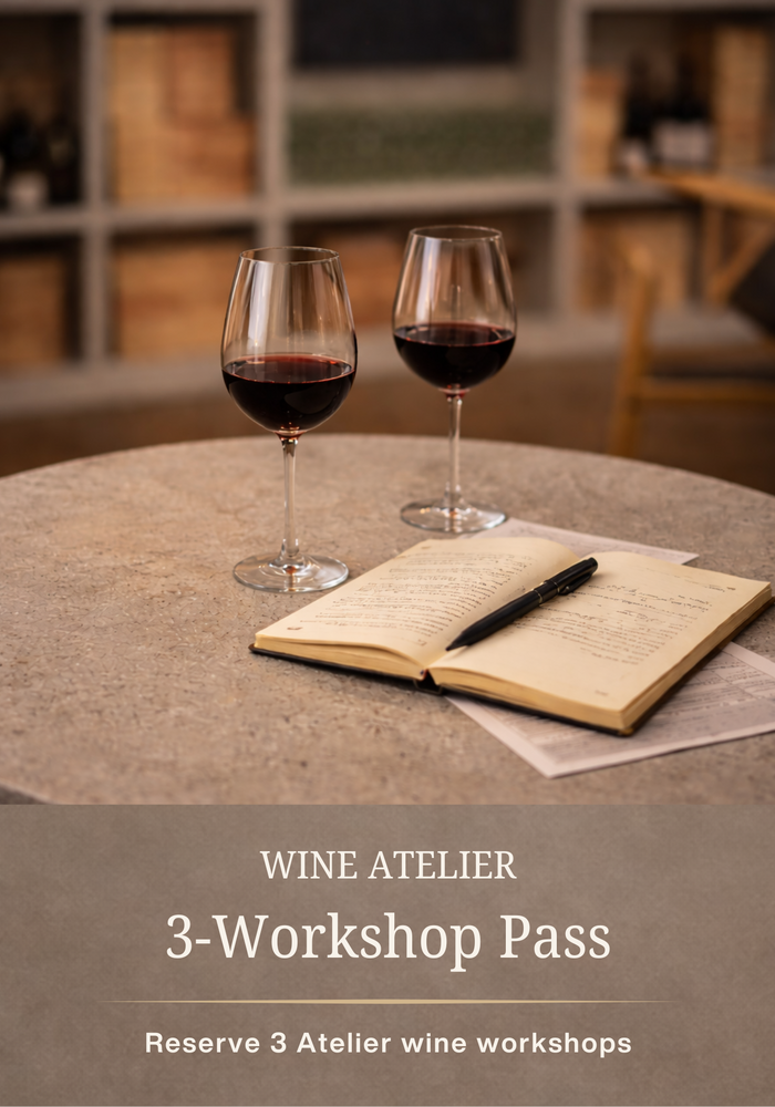 Wine Atelier | 3-Workshop Pass (2026 Season)