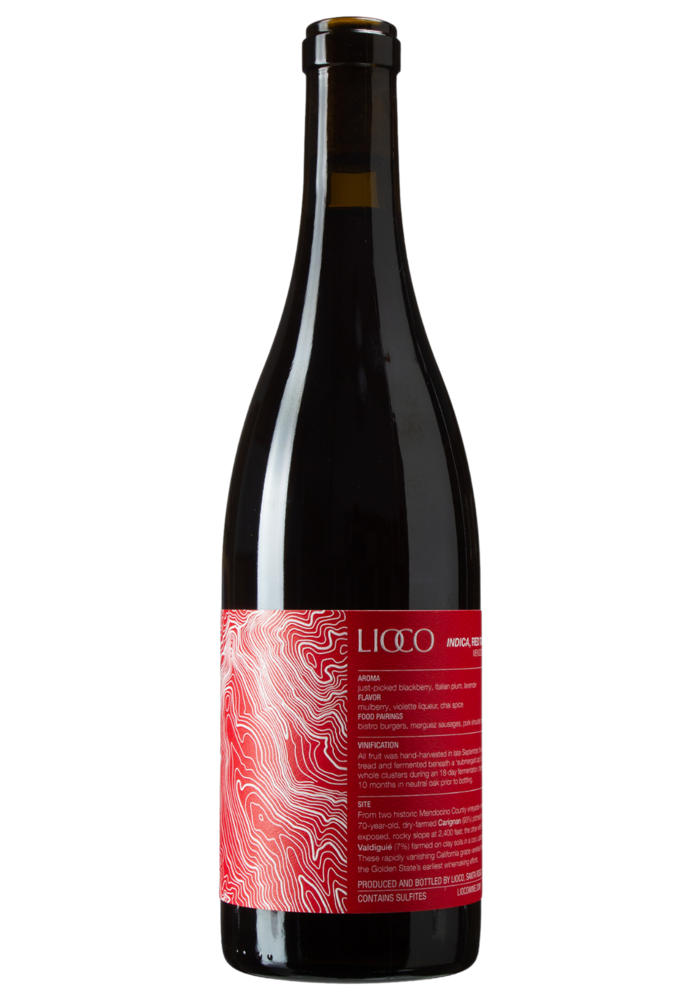 LIOCO 'Indica' Mendocino County Red Blend 2023