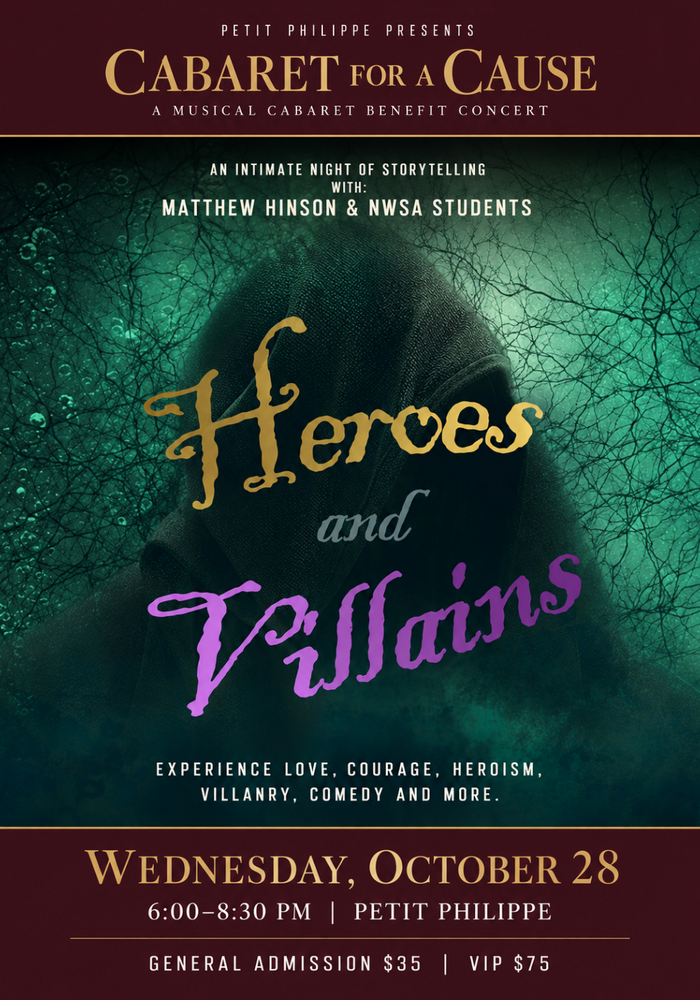 Petit Philippe presents Cabaret for a Cause - Heroes & Villains TICKET