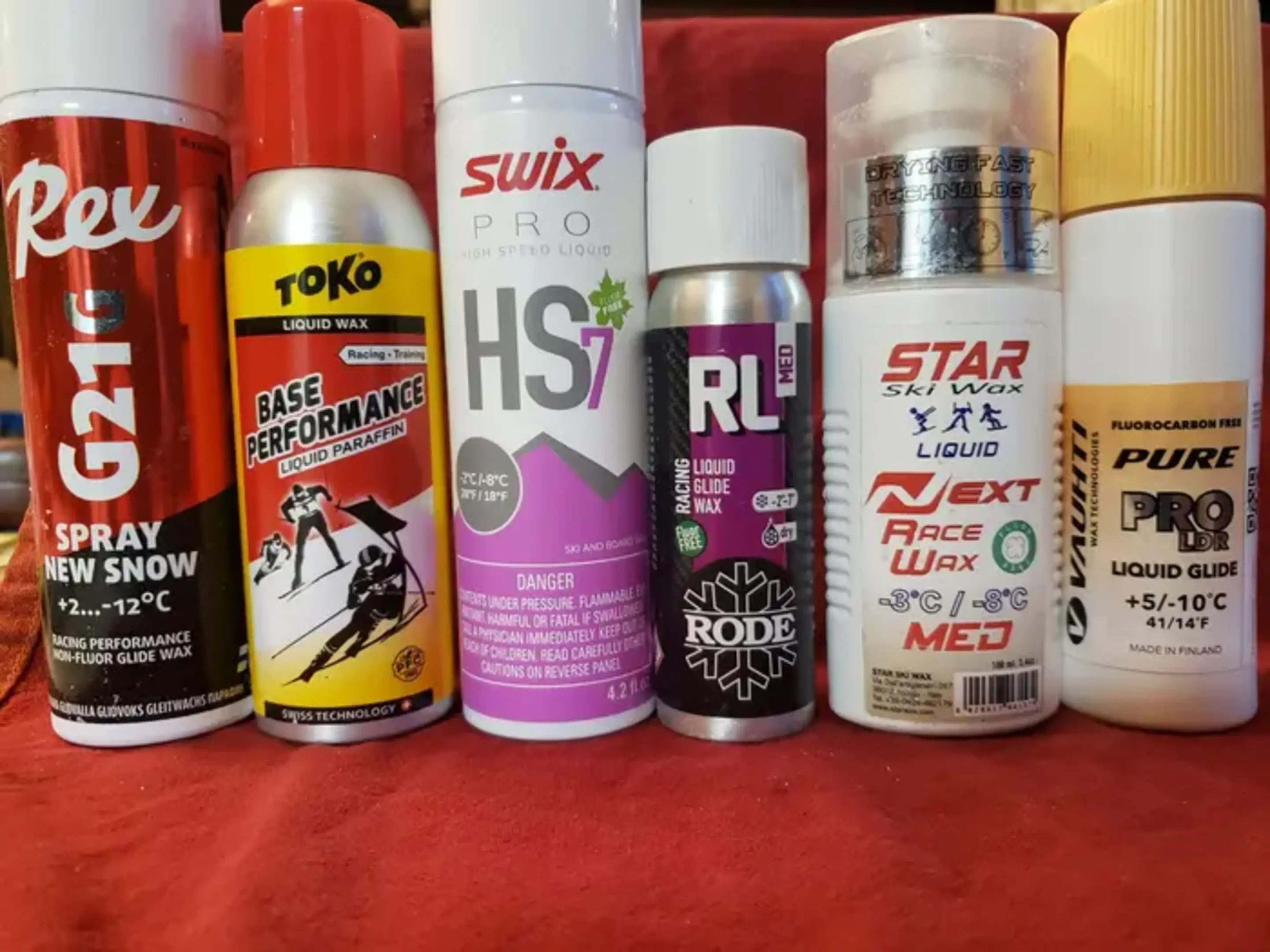 SKINSTAR Racing Speed Paste Skiwax Skiwachs Wachs 80g Fleece Poliertuch Reinigungstücher | Universal Wachs | Wachs | SkinSTAR