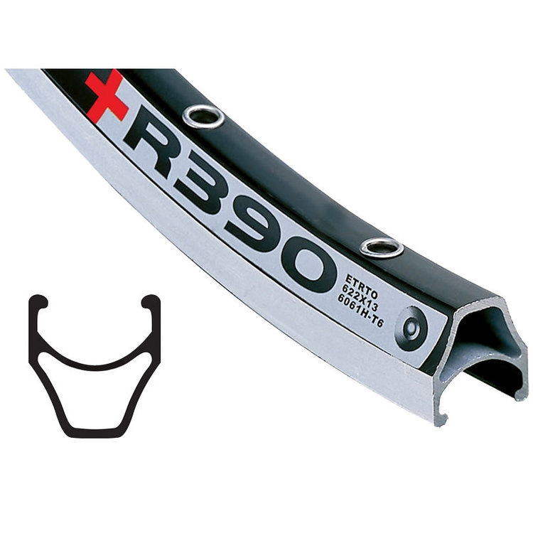 ALEXRIMS JANTE ALEX R-390 700C NOIR AV/CNC 32T DOUBLE