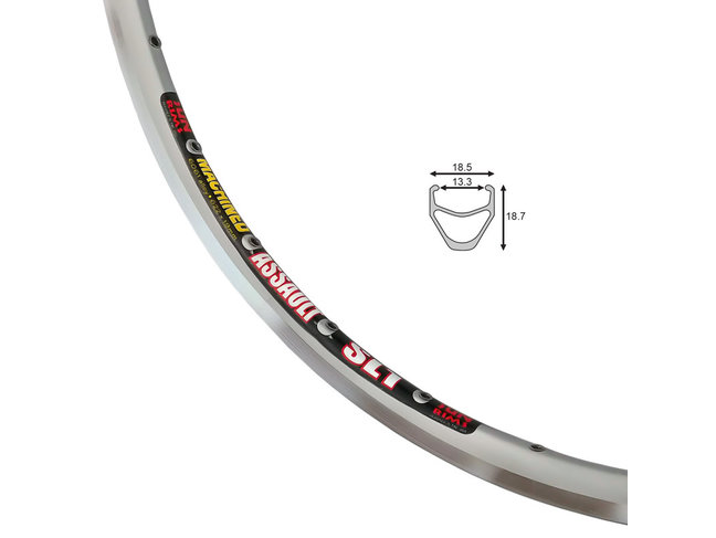 SUN RIMS JANTE SUN ASSAULT 700C ARGENT 32T DOUBLE PAROI