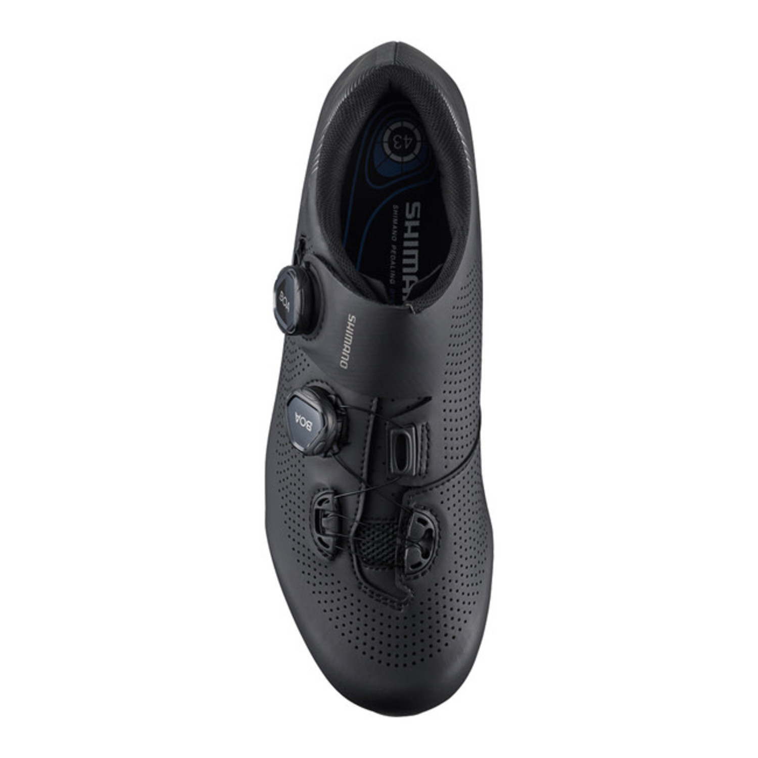 SHIMANO SH RC701 BICYCLE SHOES BLACK 43 Cycle Robert Inc