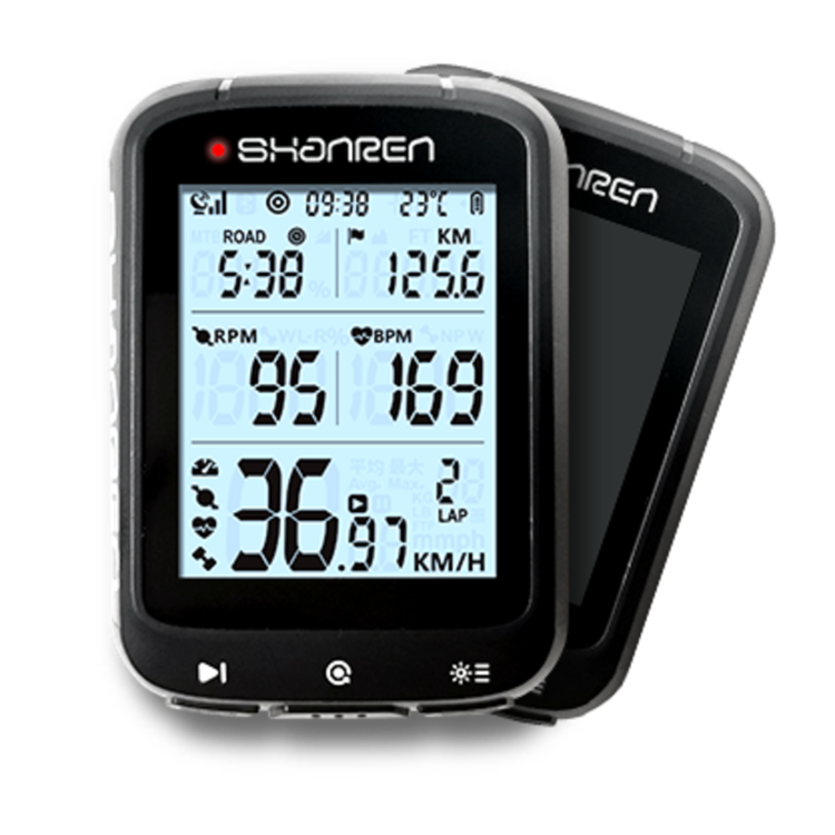 SHANREN Ordinateur de vélo GPS Shanren Miles