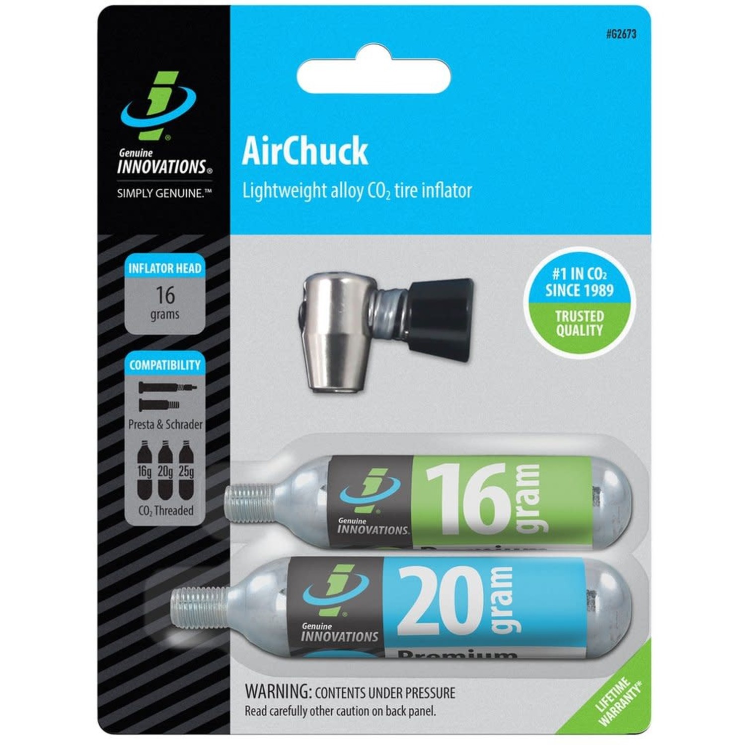 INNOVATIONS Genuine Innovations Air Chuck Elite CO2 16g 20g Cycle Robert Inc