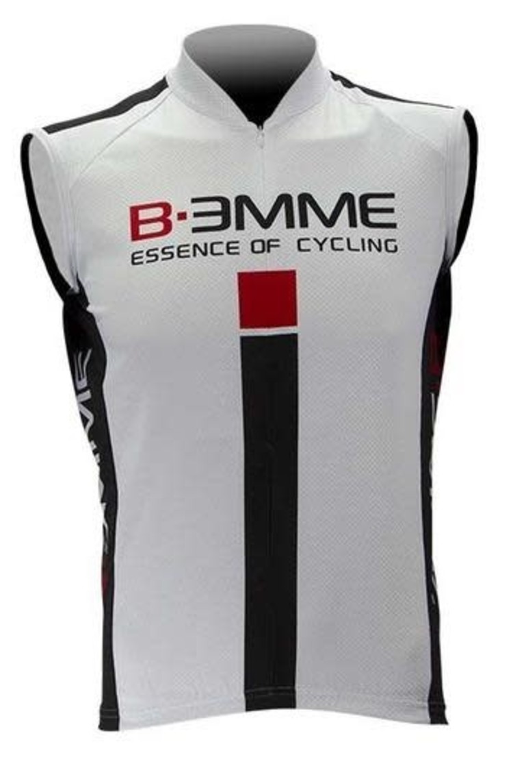 BIEMME BIEMME Identity Sleevless Vest White-Red Mens L