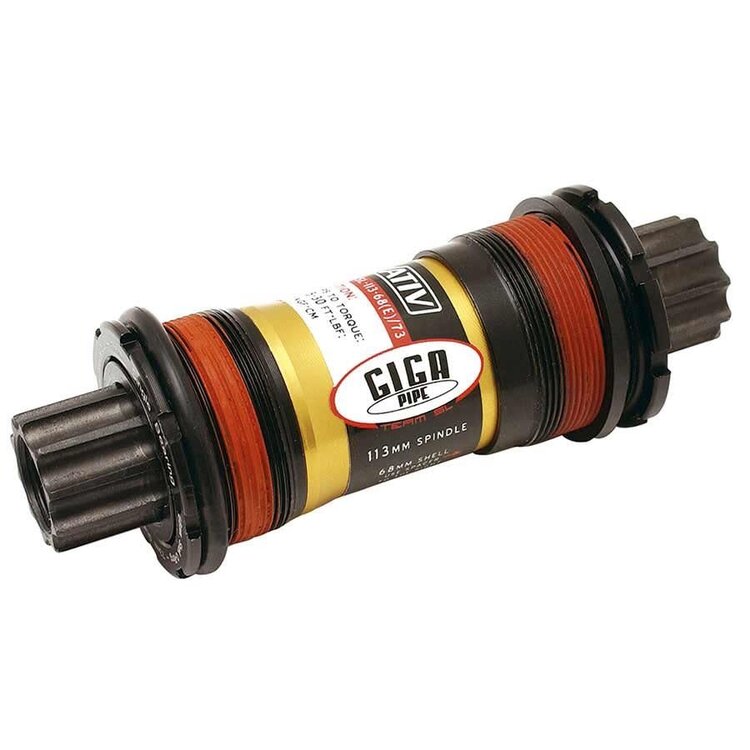 Truvativ, Giga Pipe SL, ISIS bottom bracket, BSA, 68/E/73mm, 113mm, Steel, Black